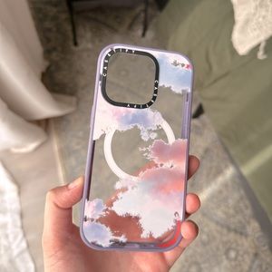 iPhone 14 Pro Casetify MagSafe Compatible Impact Case
Matte Deep Purple Clouds